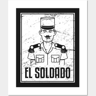 El Soldado | Loteria Mexican Tarot Card Posters and Art